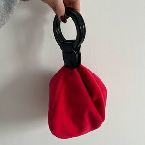 Frances Valentine velvet evening bag